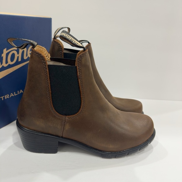 Blundstone 1673 Antique Brown Leather Chelsea Ankle Women’s Boots - Picture 3 of 9